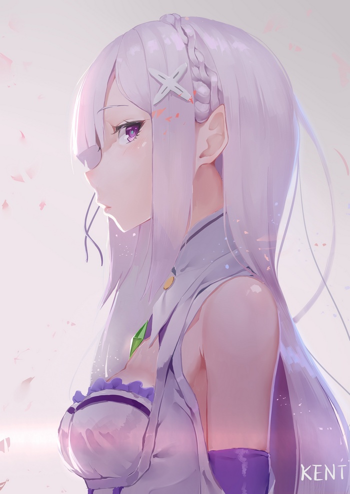 Emilia from Re:Zero Kara Hajimeru Isekai Seikatsu