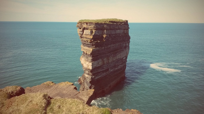 Dun Briste sea stack in County Mayo, Ireland