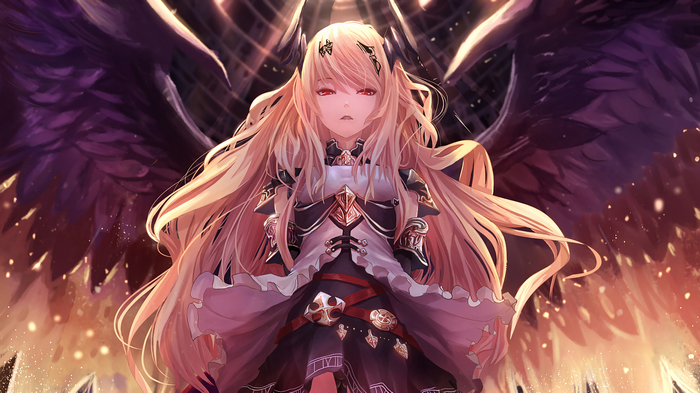Dark Angel Olivia with Wings and Horns