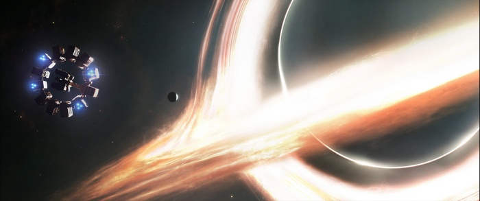 Interstellar spacecraft near a black hole