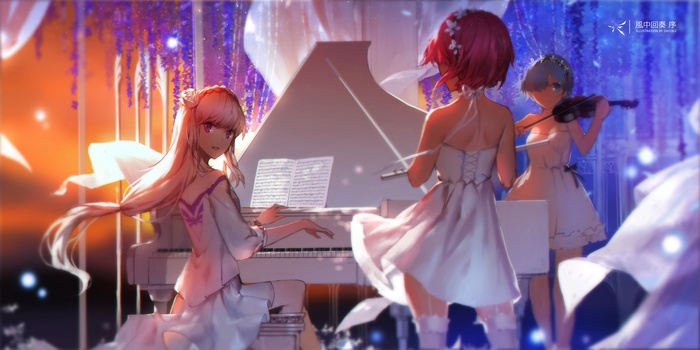 Re: Life in a Different World From Zero, Re:Zero Kara Hajimeru Isekai Seikatsu, Rem (Re: Zero), thigh-highs, Ram (Re: Zero), swd3e2, Emilia (Re: Zero)