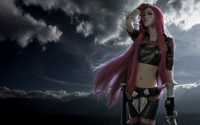 Katarina cosplay from League of Legends