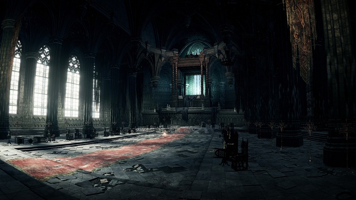Dark Souls III Grand Hall with Throne