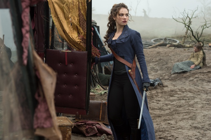 Lily James in Pride and Prejudice and Zombies