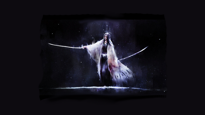 Kenpachi and Unohana Retsu with Katanas