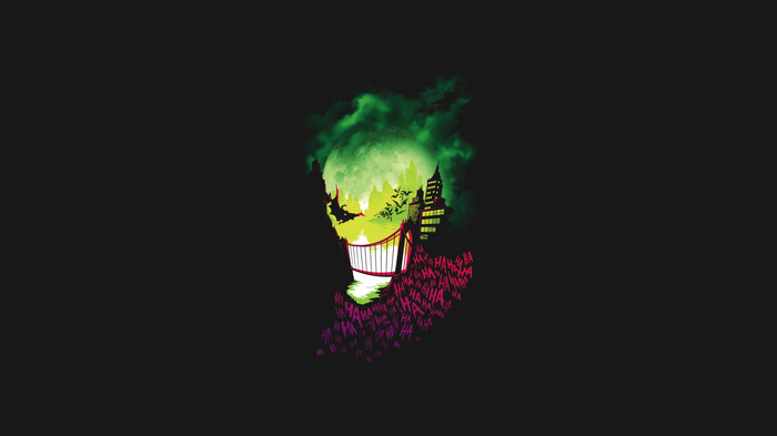 Joker's Gotham City Silhouette