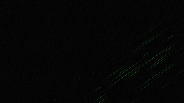 Black background with green laser stripes