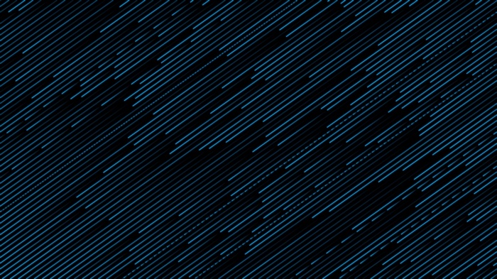 Blue glowing stripes on a black background