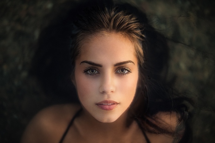 Portrait of Marlen Valderrama Alvaréz in water