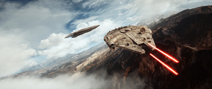 Millennium Falcon in Star Wars: Battlefront