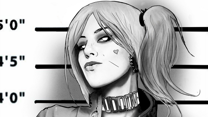 Harley Quinn, comic art