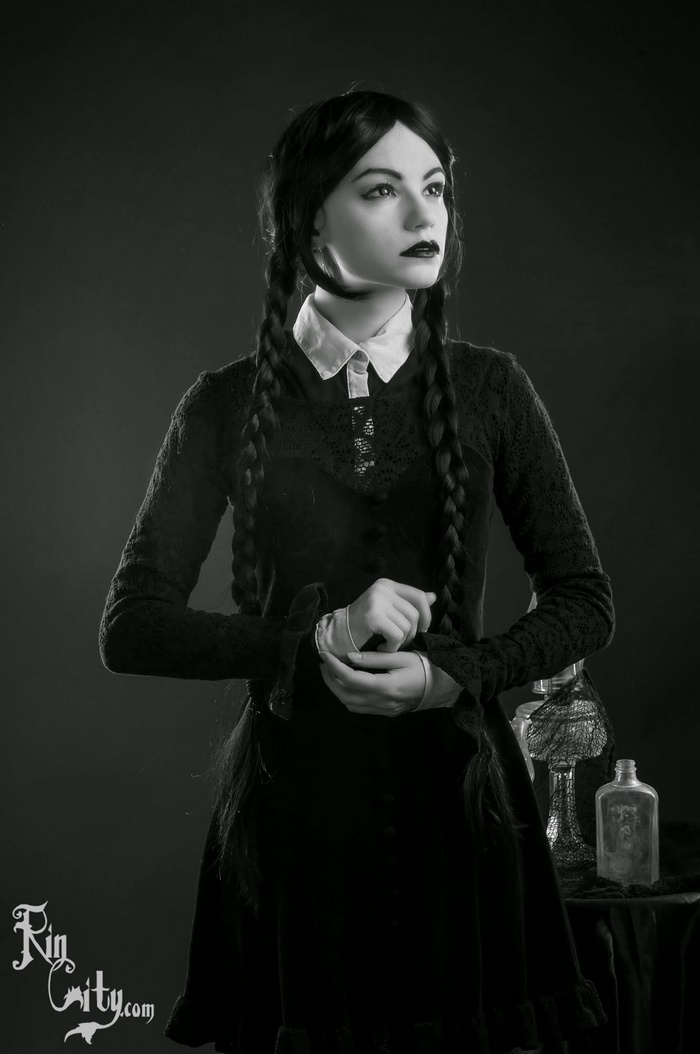 Wednesday Addams cosplay by Katrina Wilkinson