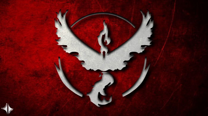 Team Valor logo from Pokemon Go