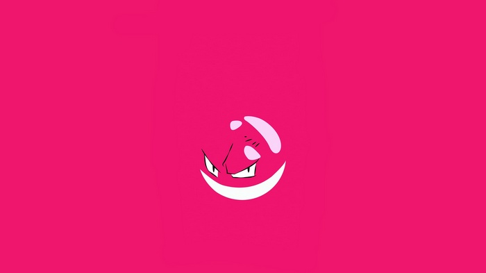 Voltorb Pokémon with a pink background