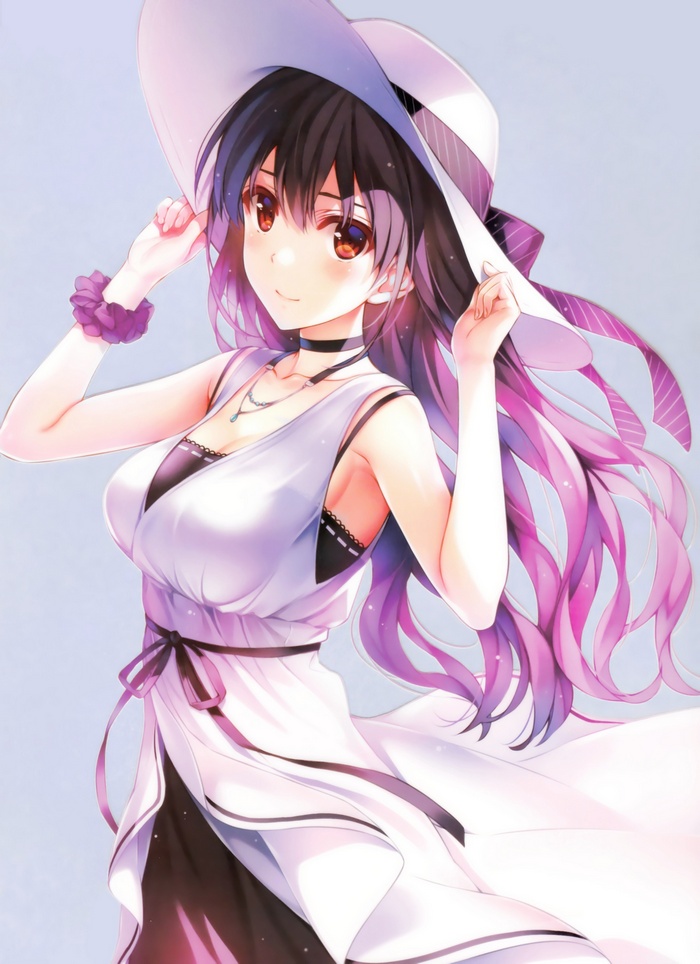 Kasumigaoka Utaha from Saenai Heroine no Sodatekata wearing a hat and dress