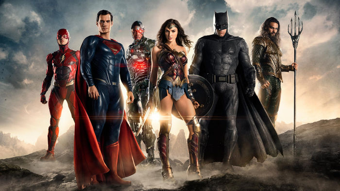 Justice League (2017), The Flash, Cyborg (DC Comics), Batman, Wonder Woman, Aquaman, Justice League, Superman, Gal Gadot