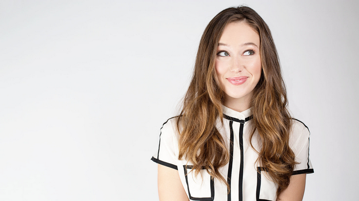 Alycia Debnam Carey looking up and to the side