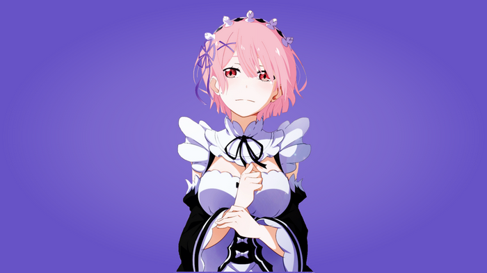 Ram from Re:Zero in Maid Outfit