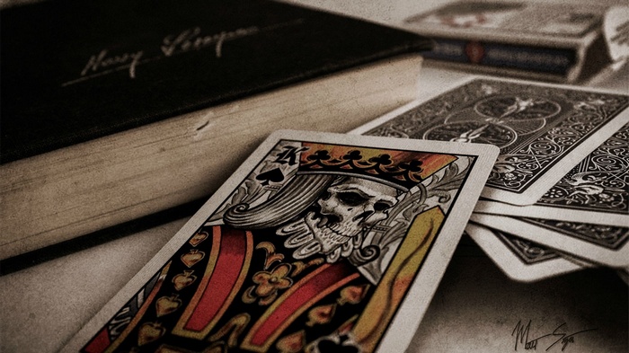 King of Spades Card and Book
