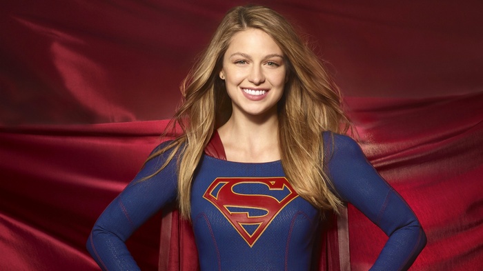 actress, TV, blonde, Melissa Benoist, Supergirl, green eyes