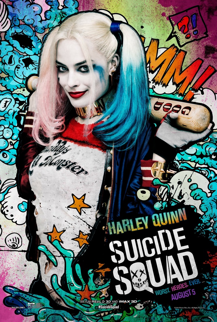 Harley Quinn Suicide Squad Movie Poster
