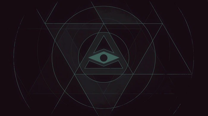 Geometric Eye of Providence in Necropolis