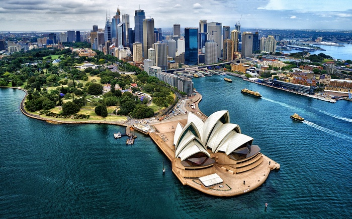 Sydney, photography, city, Sydney Opera House, HD Wallpaper | Rare Gallery