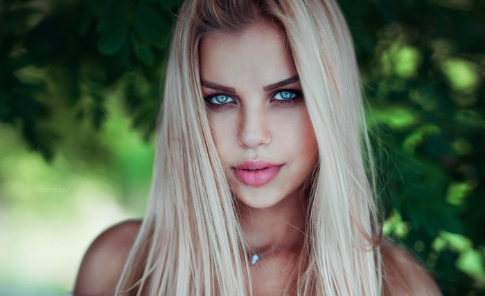 Portrait of a blonde woman by Ivan Gorokhov