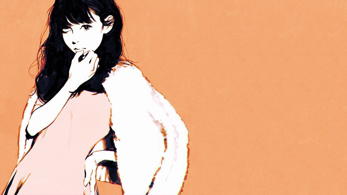 Artwork by Ilya Kuvshinov of a woman