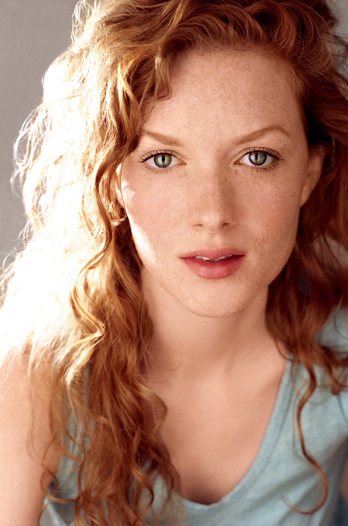 Wrenn Schmidt with Red Hair and Freckles