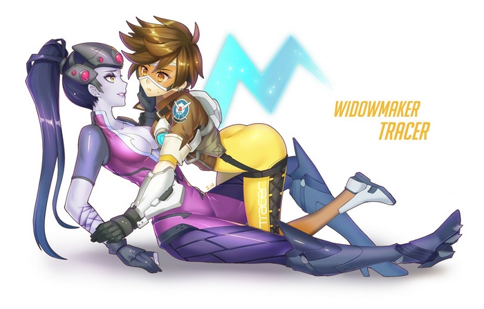 Widowmaker and Tracer from Overwatch