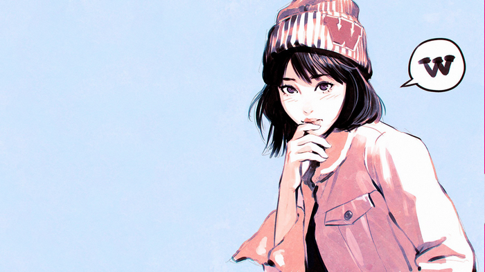 Artwork of a woman by Ilya Kuvshinov