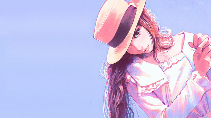 Artwork by Ilya Kuvshinov of a woman