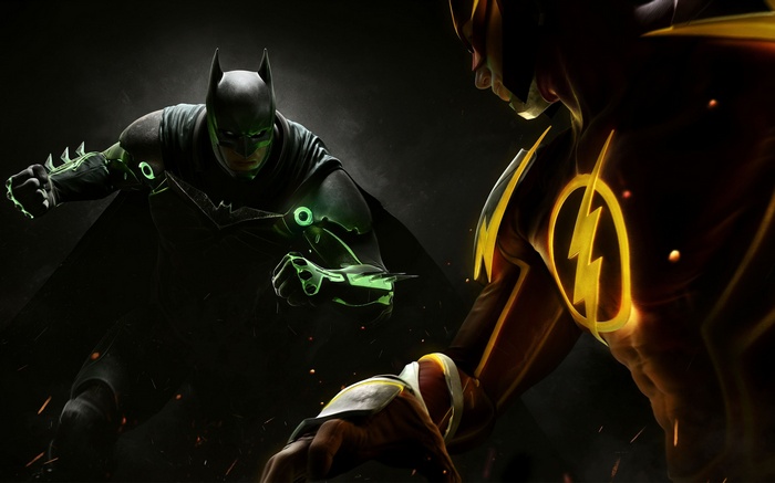 Batman and The Flash in Injustice 2