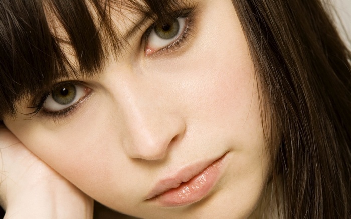 Felicity Jones portrait closeup