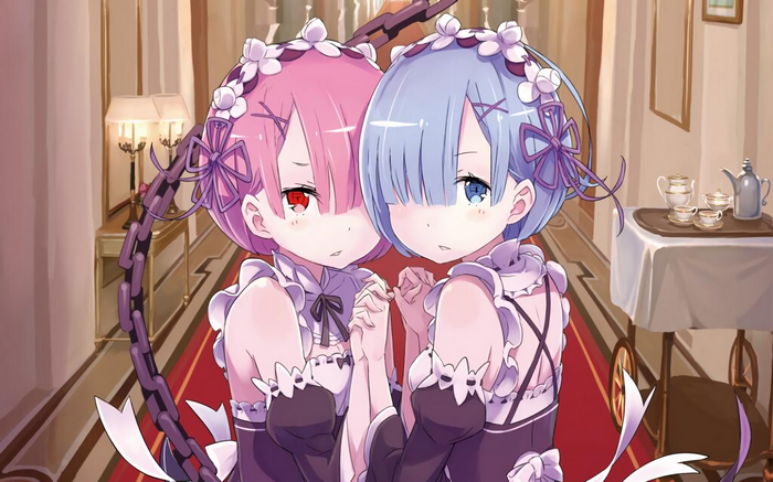 Ram and Rem from Re:Zero