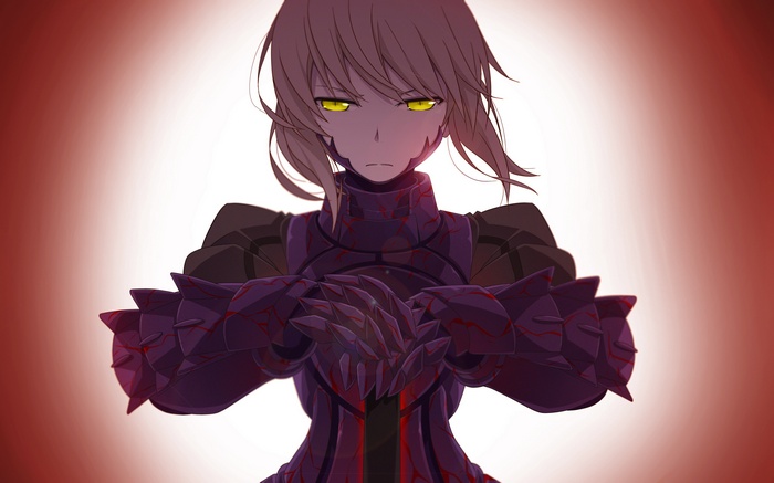 Saber Alter from Fate Series in Armor
