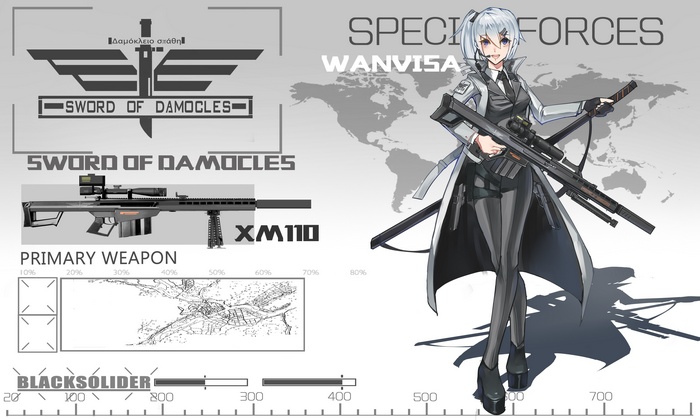 Wanvisa with XM110 Sniper Rifle