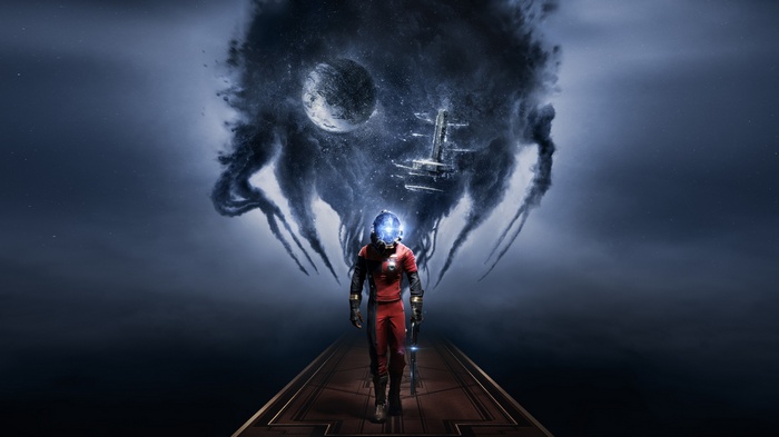 Prey (2017) Spacesuit Astronaut in Space