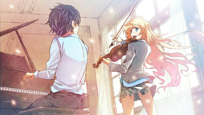 Shigatsu wa Kimi no Uso, Arima Kousei, Miyazono Kaori