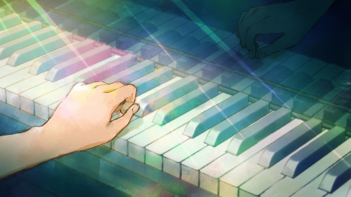 Shigatsu wa Kimi no Uso Piano Scene