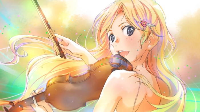 Kaori Miyazono playing the violin