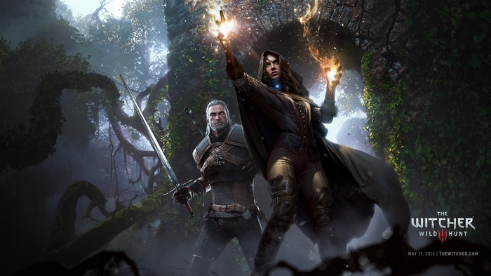 Geralt and Yennefer from The Witcher 3: Wild Hunt