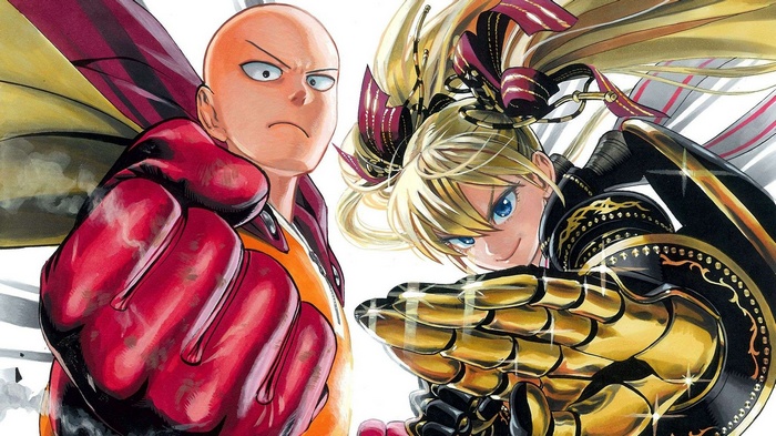 One-Punch Man Saitama and Tatsumaki