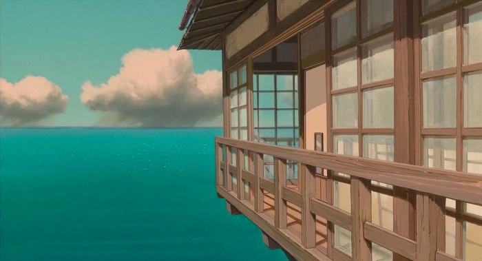 Spirited Away: Building over the sea