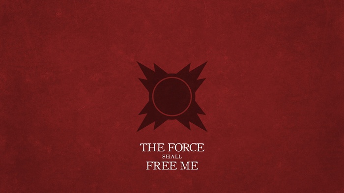Star Wars Sith Empire Symbol and Quote