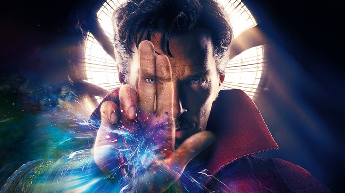 Doctor Strange casting a spell