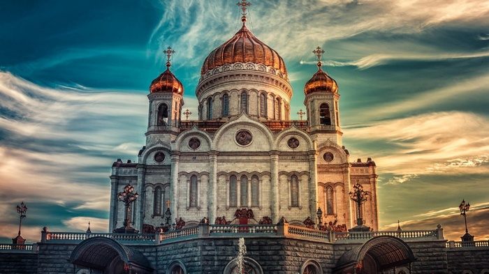 Cathedral of Christ the Saviour, Moscow, Russia