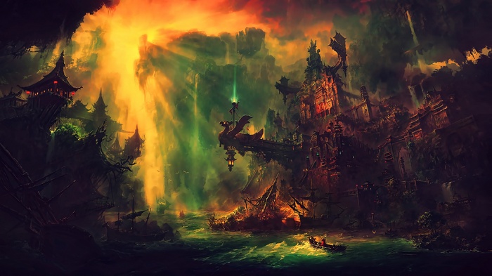 Photoshop, fantasy art, fan art
