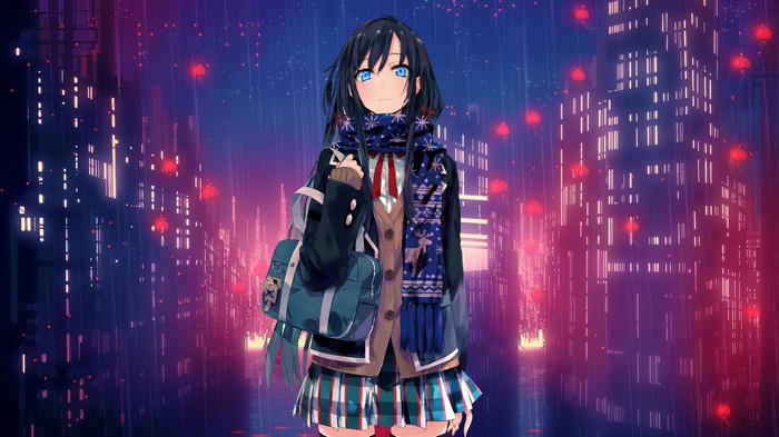 Yukinoshita Yukino in a Rainy City
